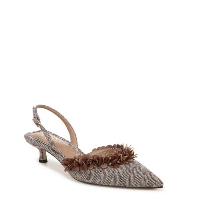 Sam Edelman Women's Slingback Shoes, Brown, 5.5M