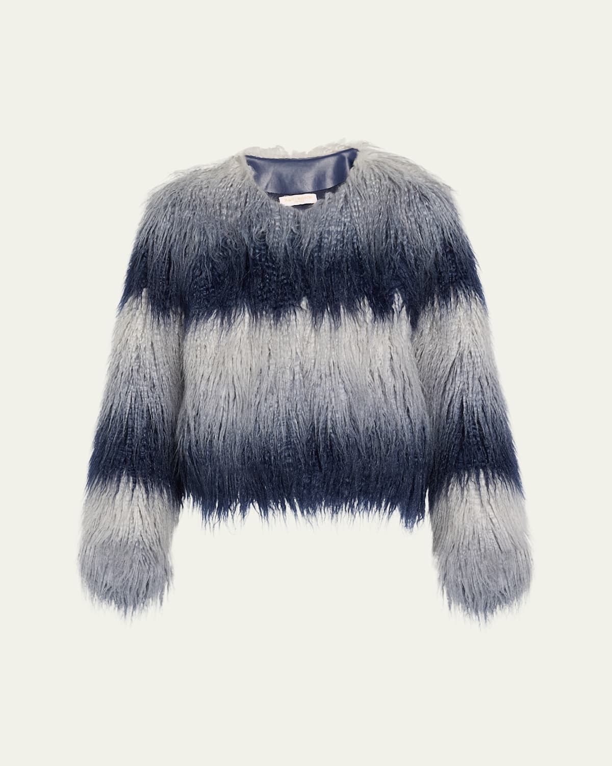 Sameul Ombre Faux Fur Coat