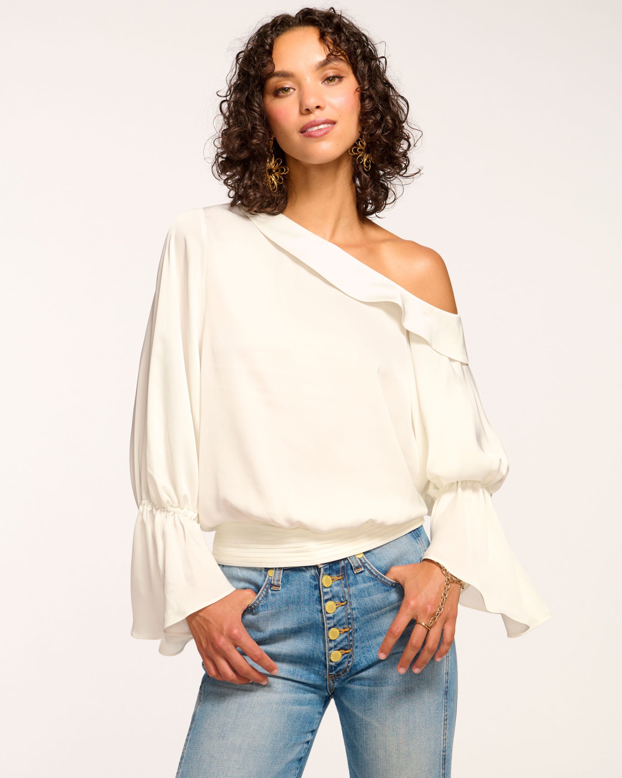 Sammy Off-The-Shoulder Top in Ivory