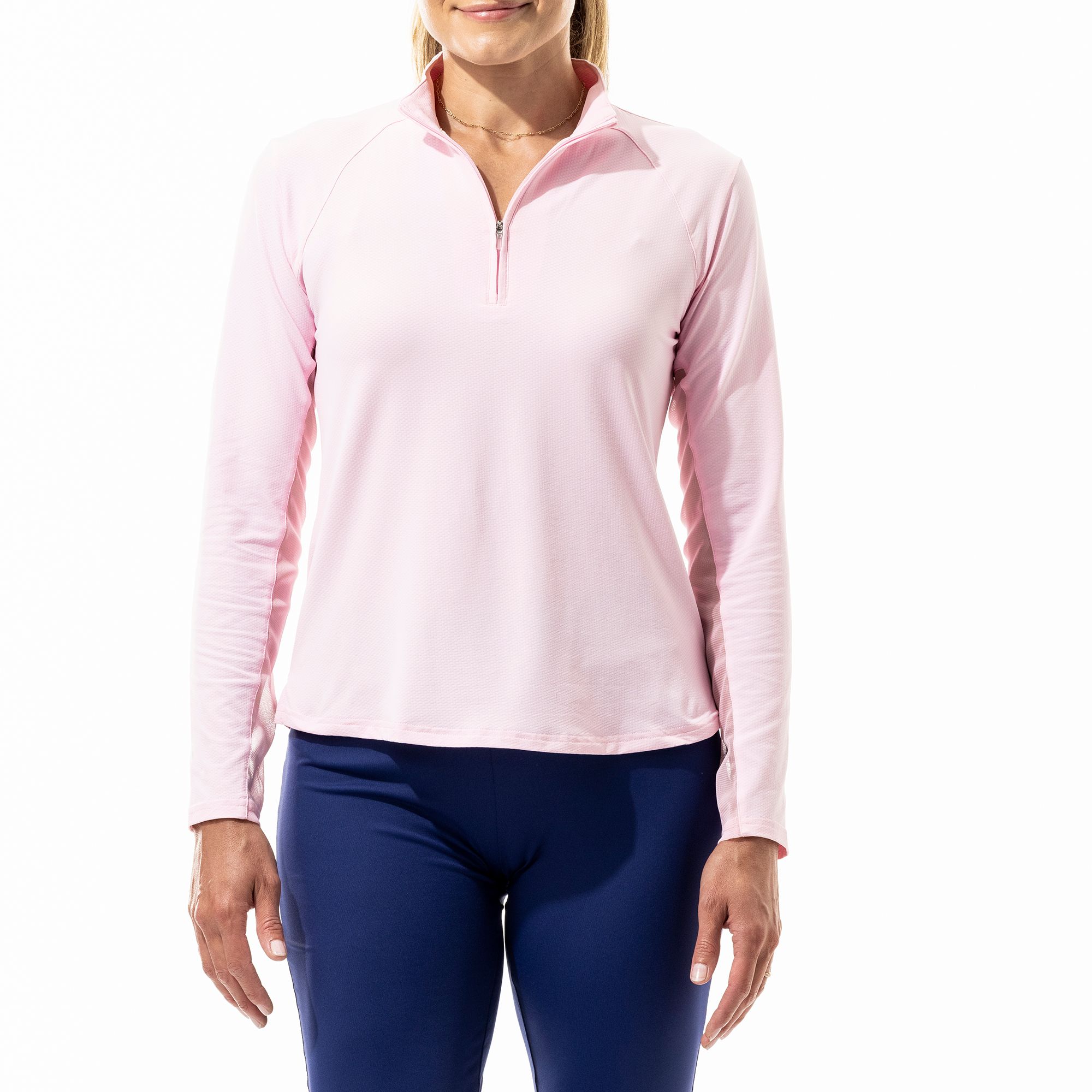 SanSoleil Women's Long Sleeve Mock Neck Shirt