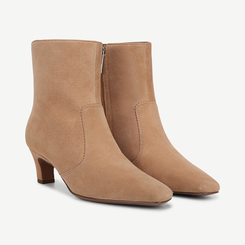 Sarto By Franco Sarto Sarto Alexandria Ankle Boot (Pastorial Taupe Brown Suede) 7.5 M Pointed Toe