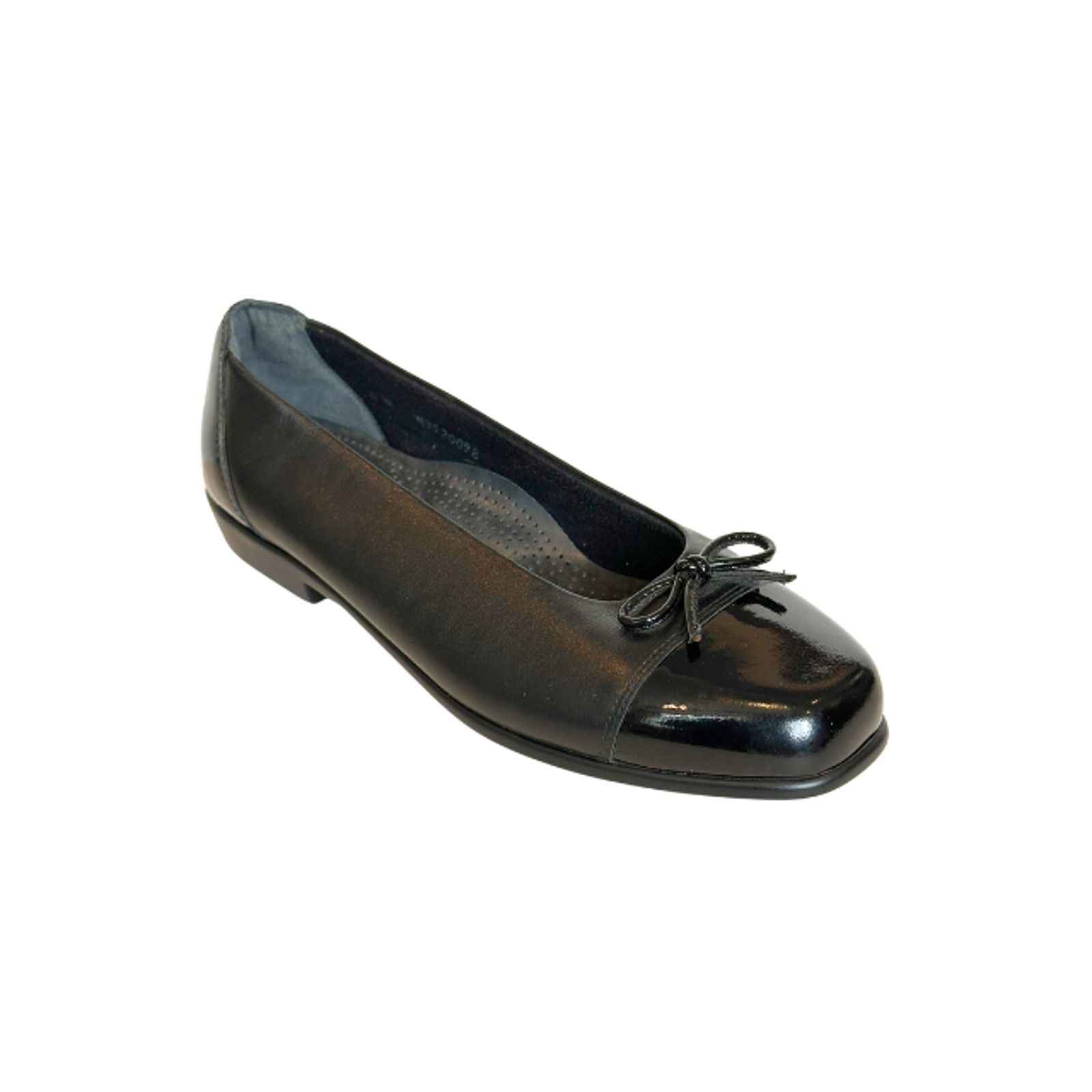 Sas Coco Ballet Flats Loafers Patent Leather Women's Size 8M in Black