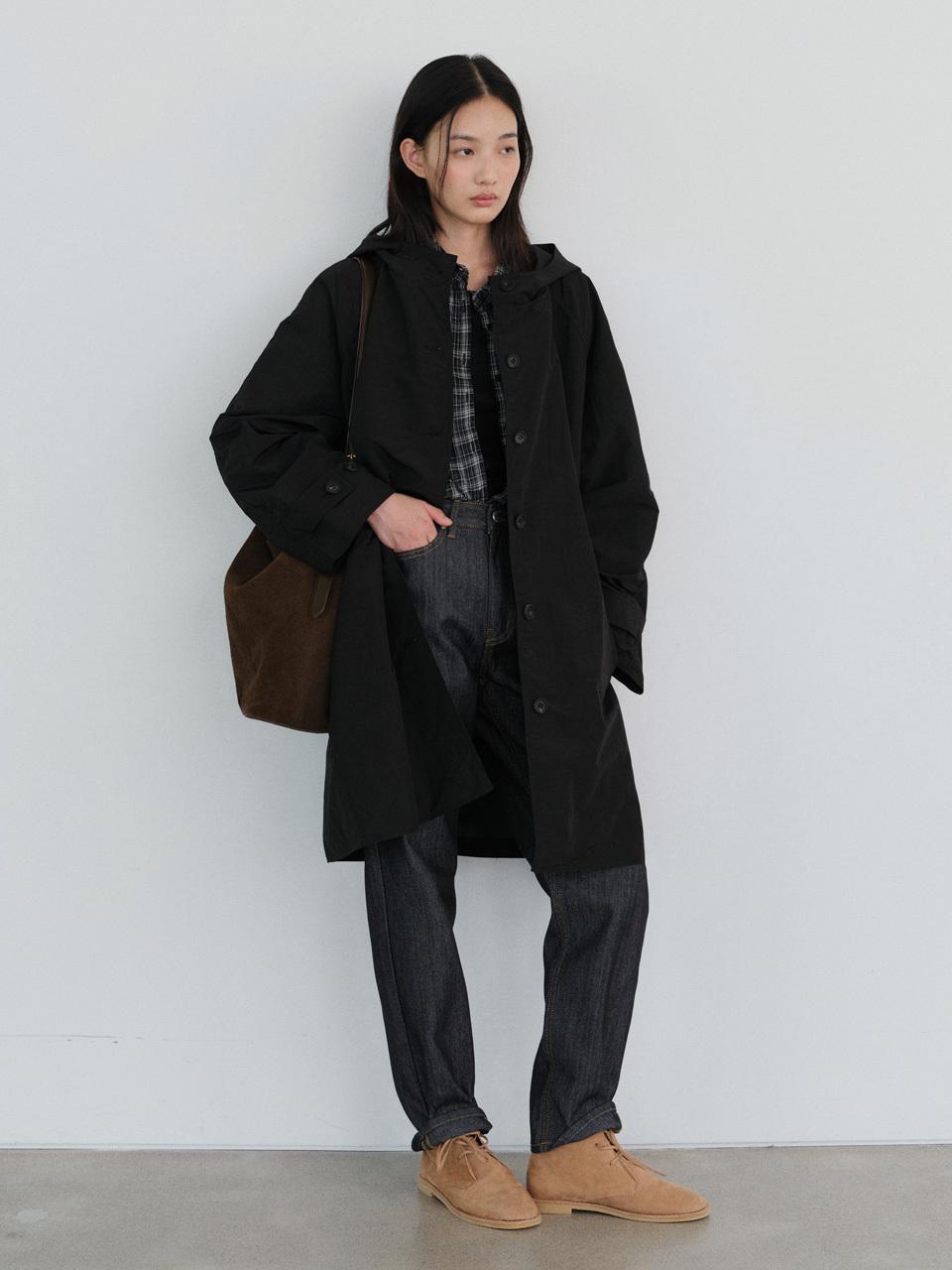 Scott hooded trench coat