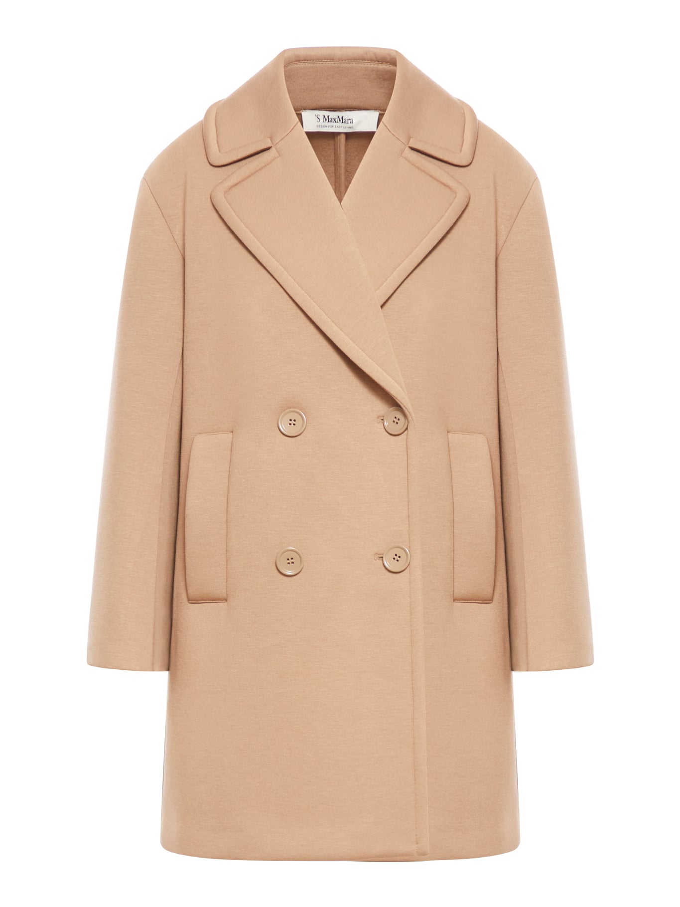 Scuba jersey pea coat - Max Mara Timeless - Woman