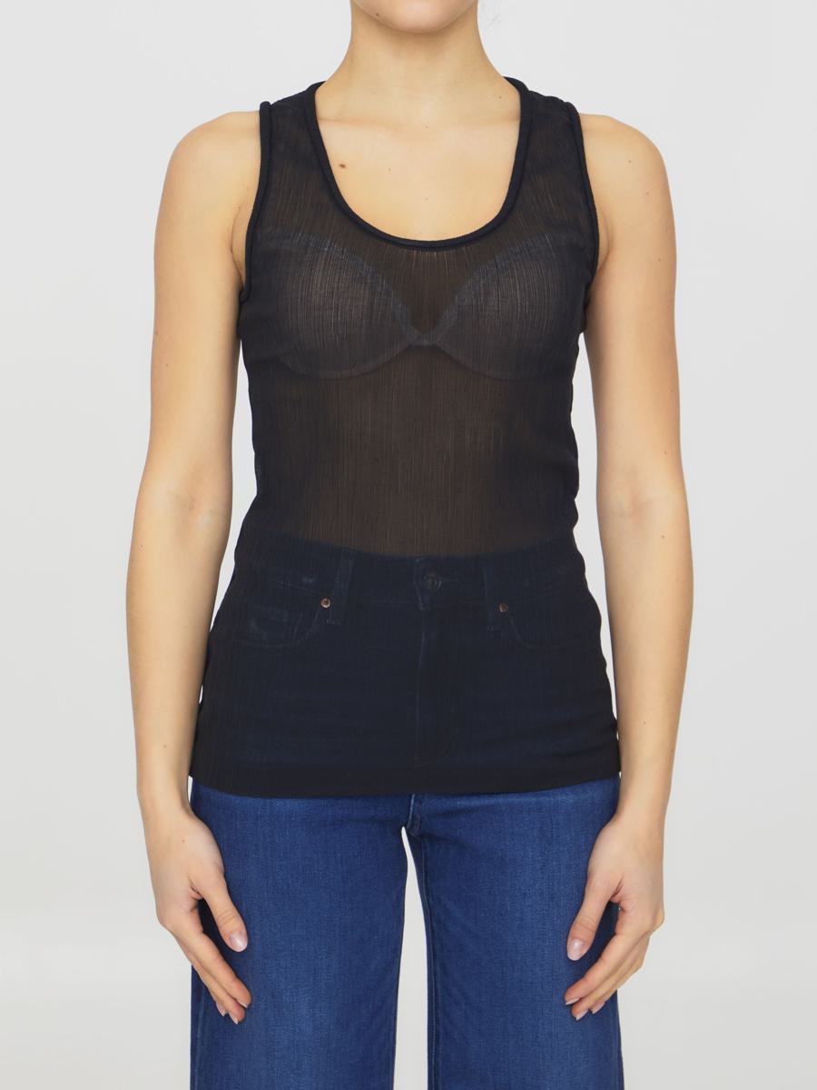 Semi-Sheer Tank Top