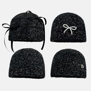 Sequin Knit Beanie