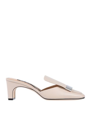 Sergio Rossi Woman Mules & Clogs Blush Size 4.5 Soft Leather