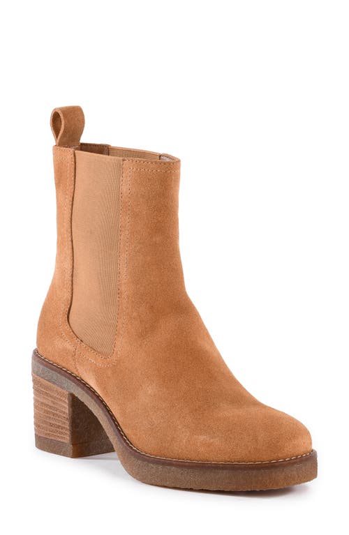 Seychelles Hustle Platform Chelsea Boot in Tan Suede at Nordstrom, Size 6