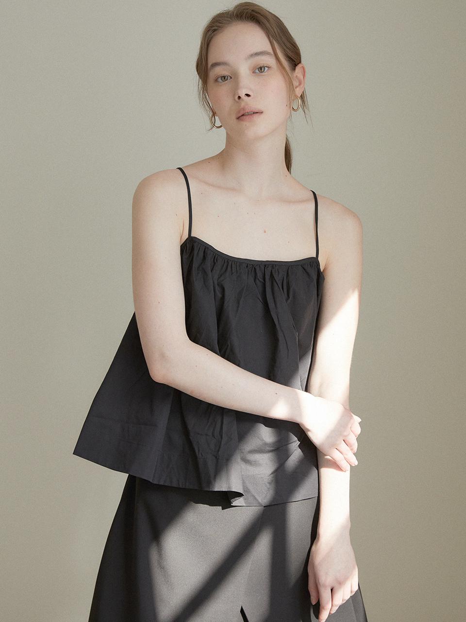 Shirred Camisole_Black