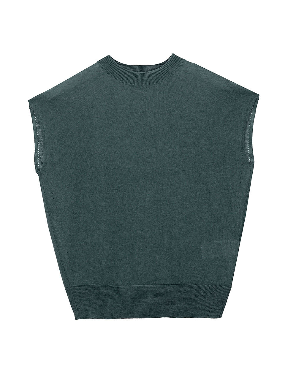 Short Sleeve Knit Top (Soft Green)