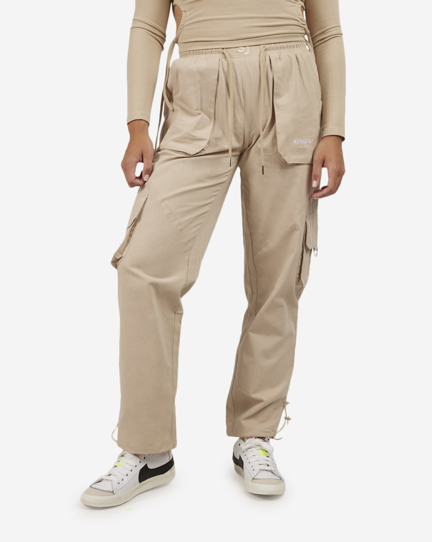 Sixth June Women's Multi Pocket Cargo Pants