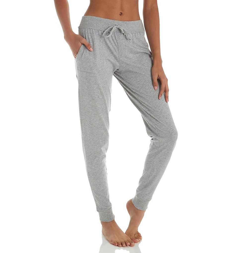 Skin Women's Pima Cotton Skinny Pant in Heather Grey | Size Large | HerRoom.com