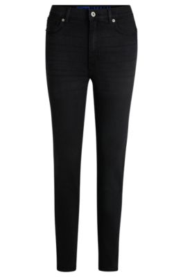 Skinny-fit jeans in black stretch denim- Black Women's Jeans size 27/32