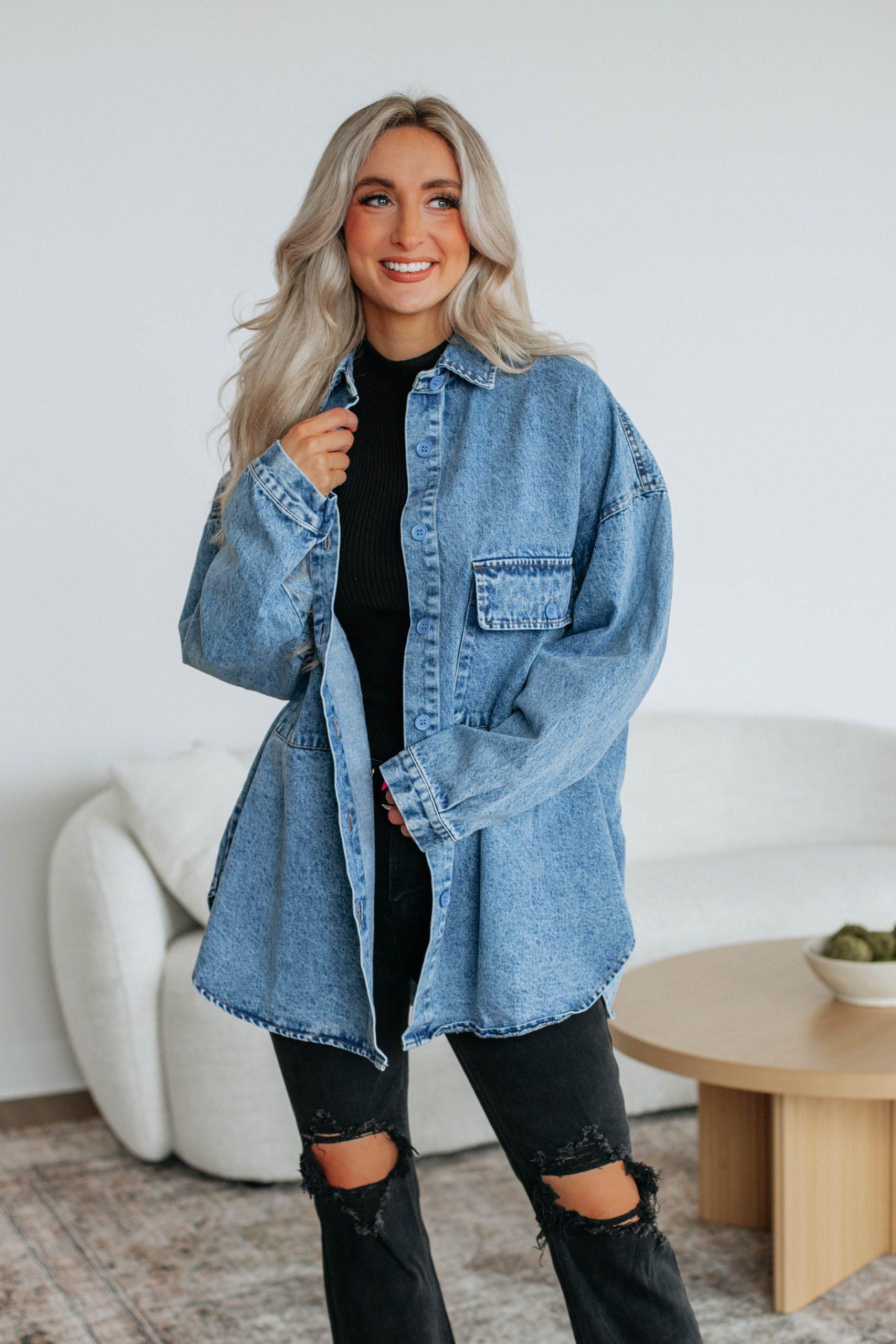 Skylee Oversized Shacket