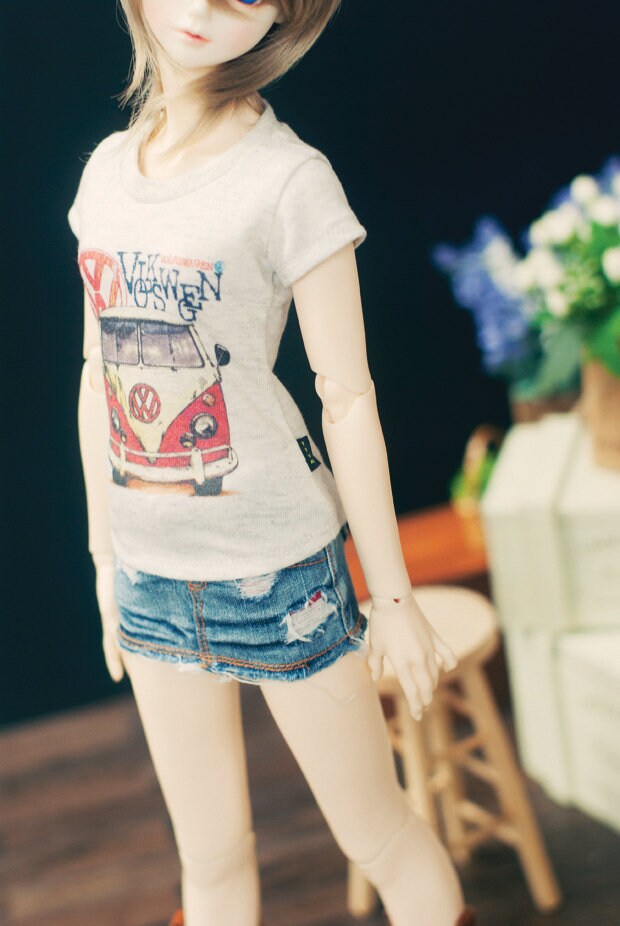 Smartdoll Sd13Girl Real Vintage Denim Washing Skirt