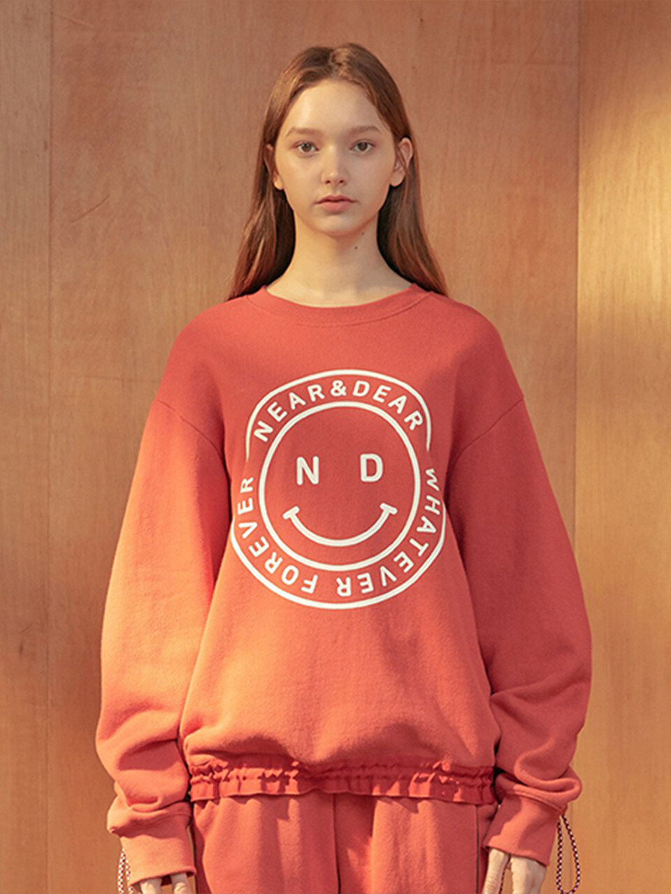 Smile Graphic Sweatshirt_RD