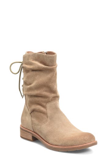 Söfft Sharnell Lace-Up Boot in Barley Suede at Nordstrom Rack, Size 6