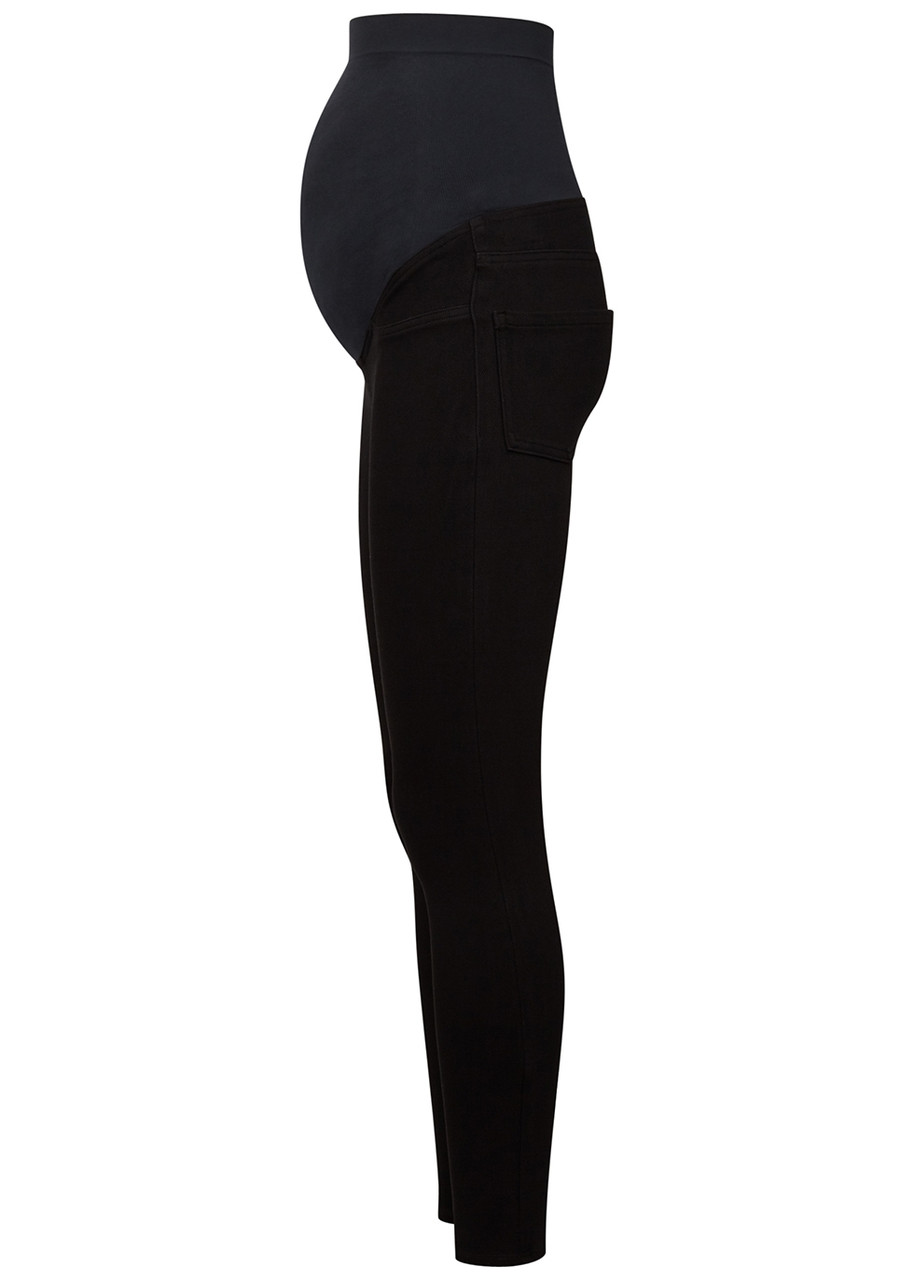 Spanx Mama Jean-ish Maternity Leggings - Black - M