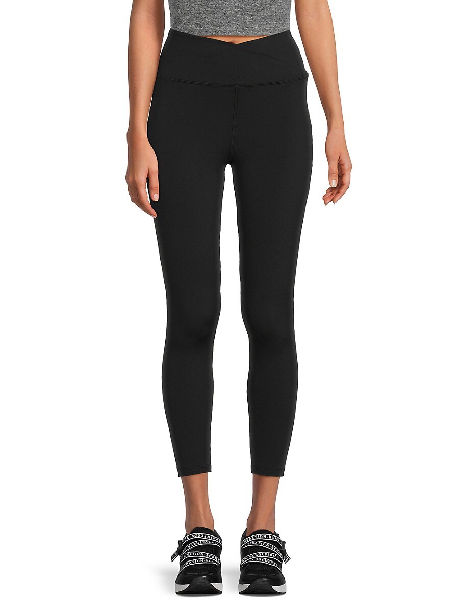 Spiritual Gangster Women's Cropped Leggings - Black - Size S