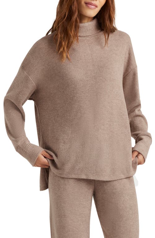 Splendid London Lounge Tunic Top in Tawny Heather at Nordstrom, Size X-Small