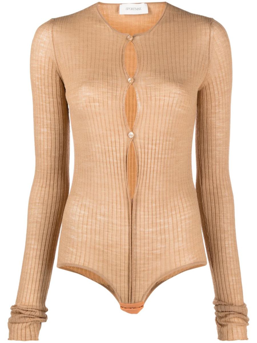 Sportmax Wool Blend Bodysuit