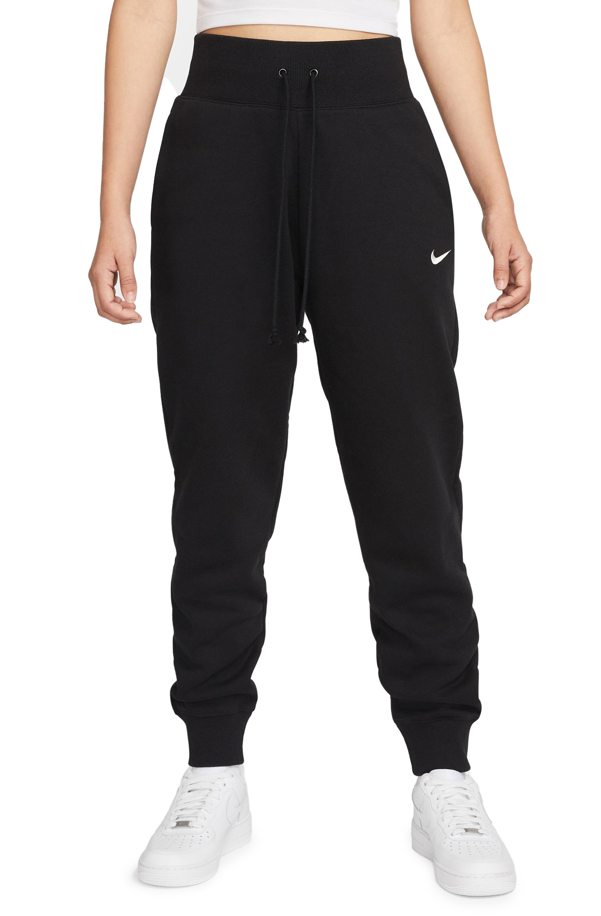 Sportswear Phoenix Fleece High-Waisted Joggers Black/Sail