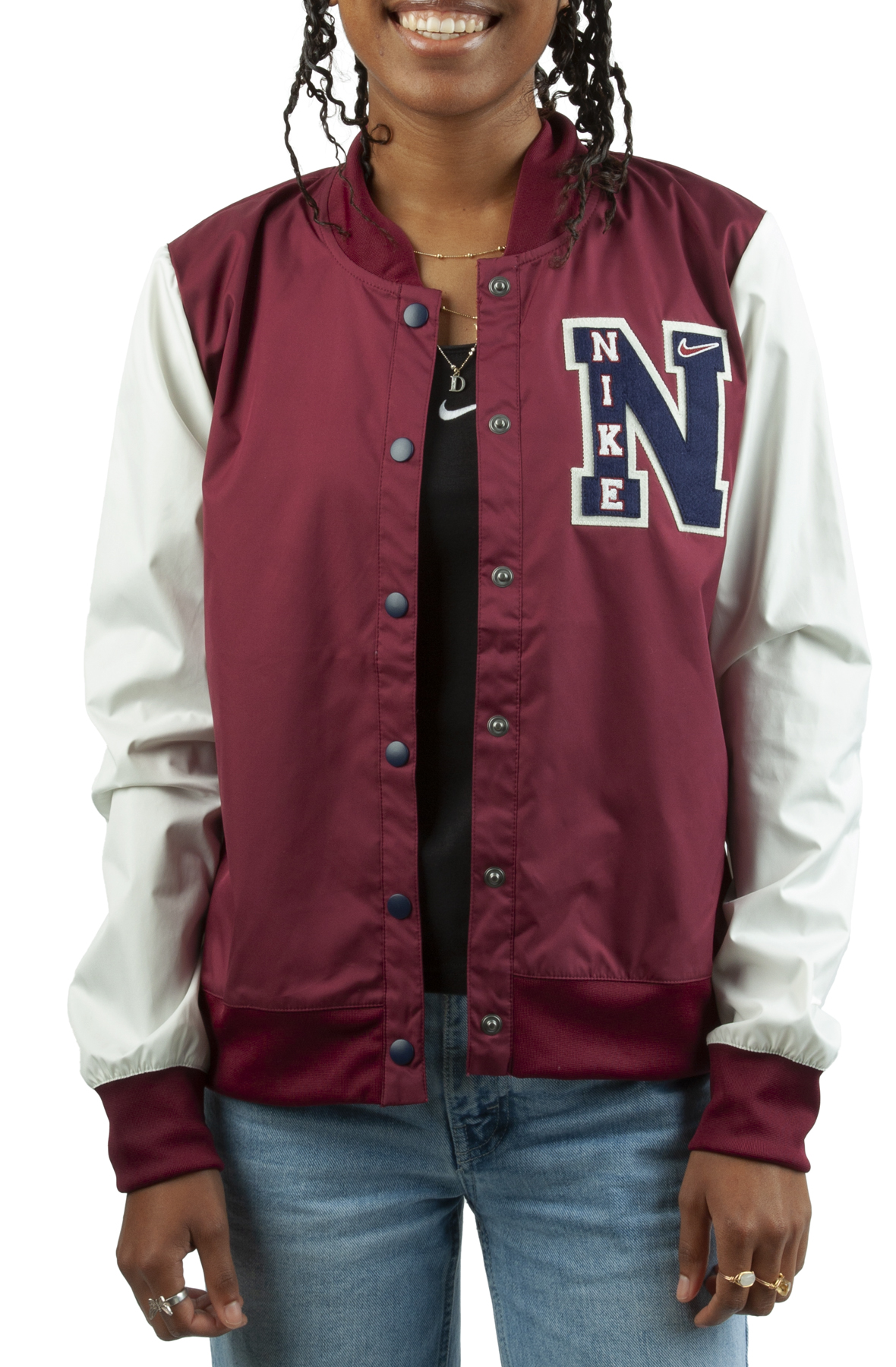 Sportswear Varsity Jacket Dark Beetroot/Sail/Midnight Navy