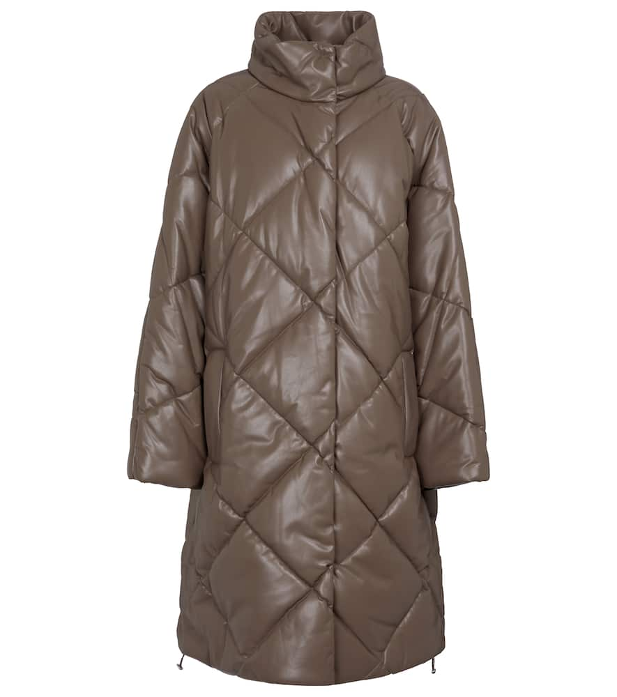 Stand Studio Anissa quilted faux leather coat