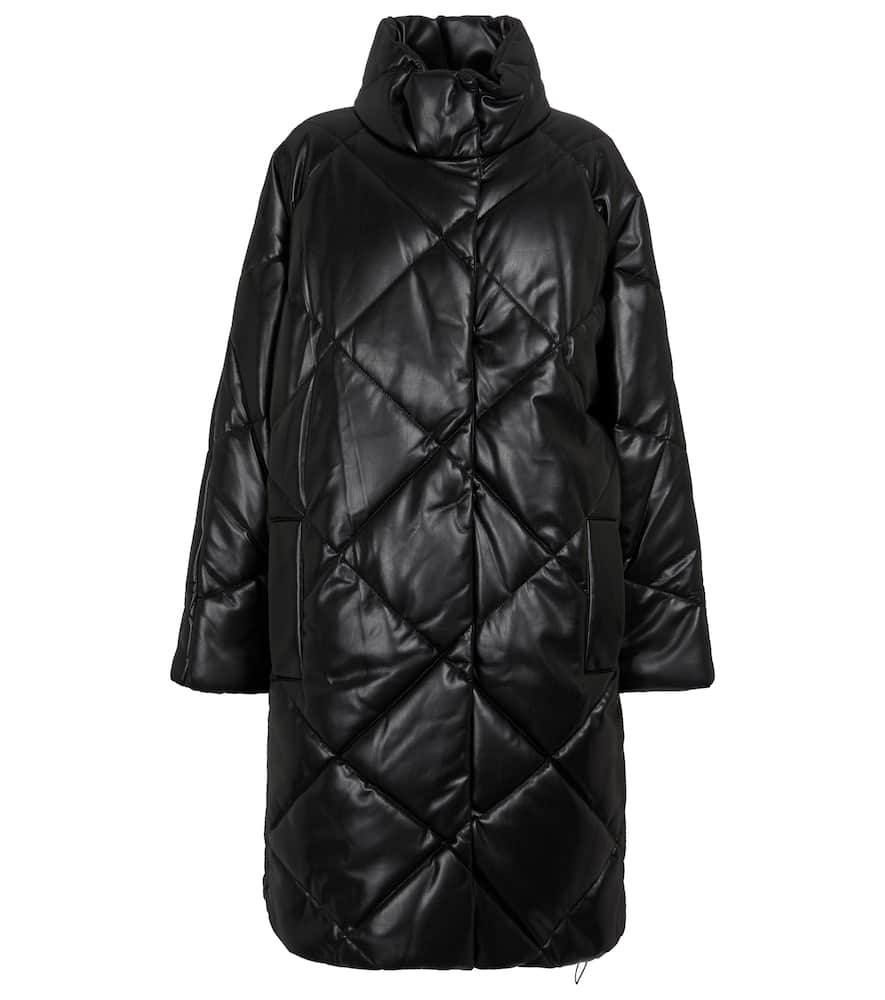 Stand Studio Anissa quilted faux leather coat