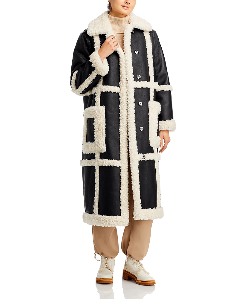 Stand Studio Patrice Faux Shearling Coat