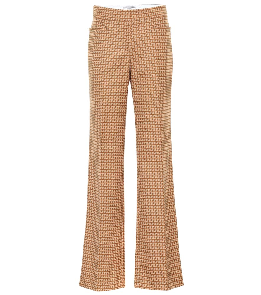 Stella McCartney Claudia mid-rise wool flared pants