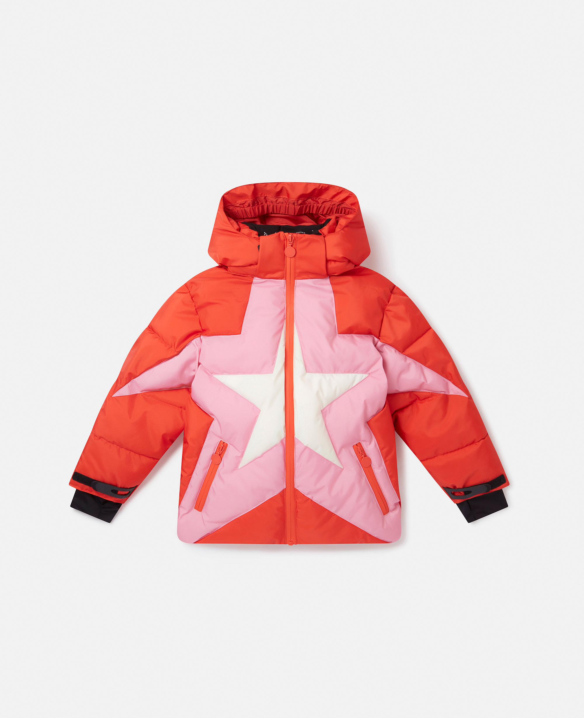 Stella McCartney - Ski Star Puffer Coat, Woman, Red, Size: 10