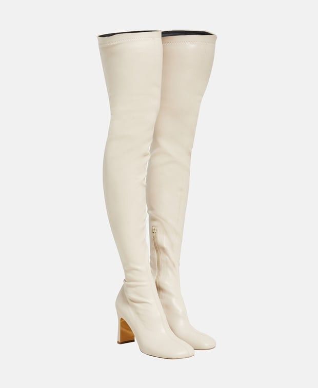 Stella Mccartney Over-The-Knee Boots in Natural, Women's (Size 6)