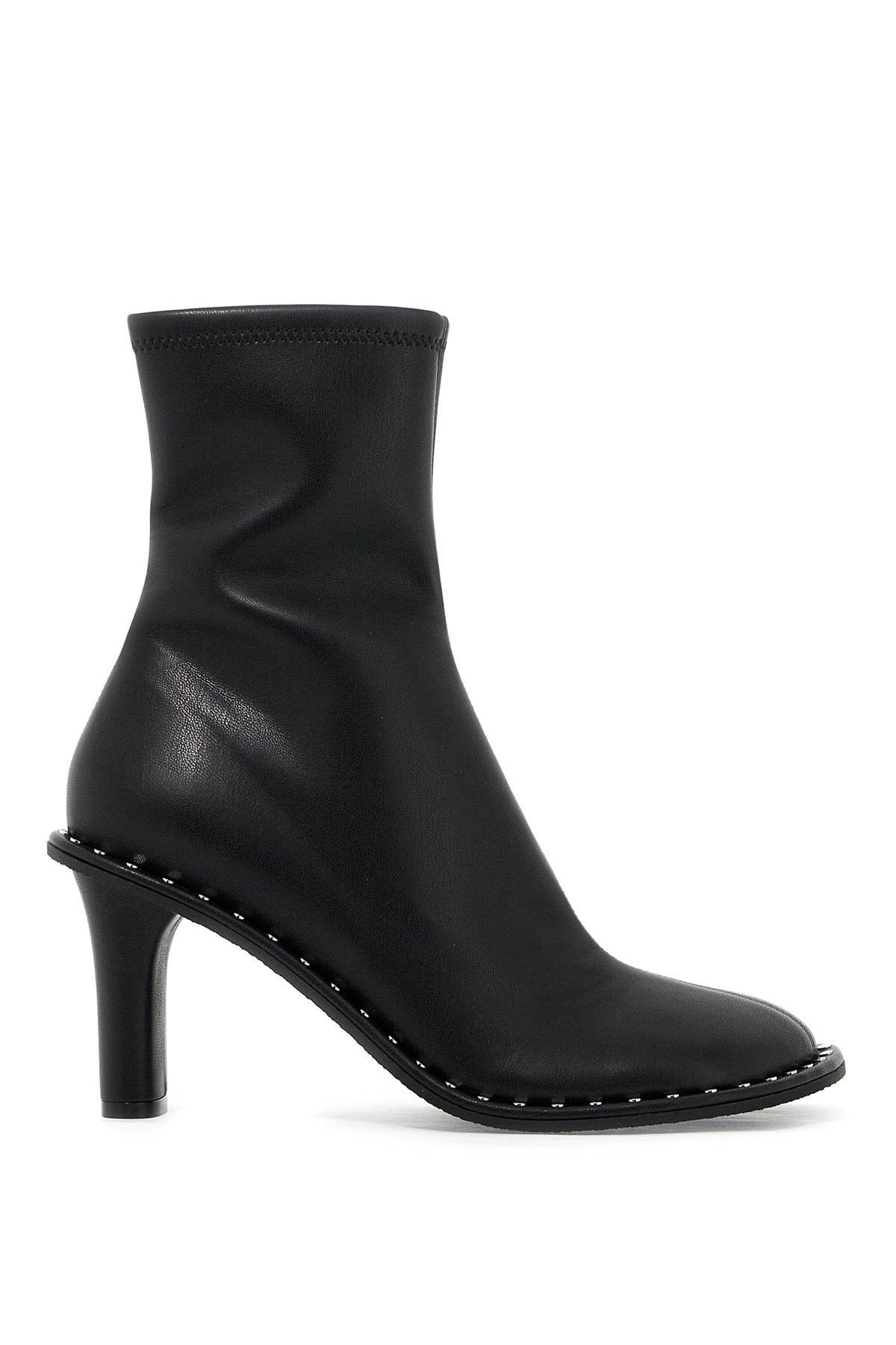 Stella Mccartney Ryder Sock Ankle Boots With Heel Shoes in Black, Women's (Size 7)