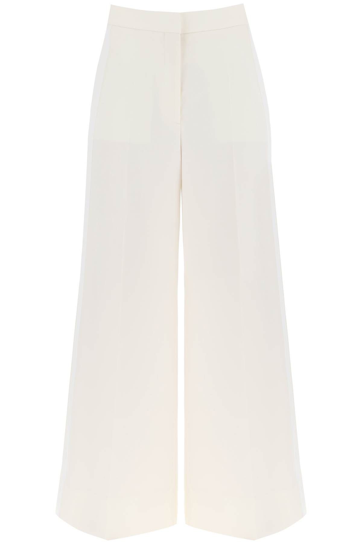 Stella Mccartney Tailored Wool Trousers in White, Women's (Size 28)