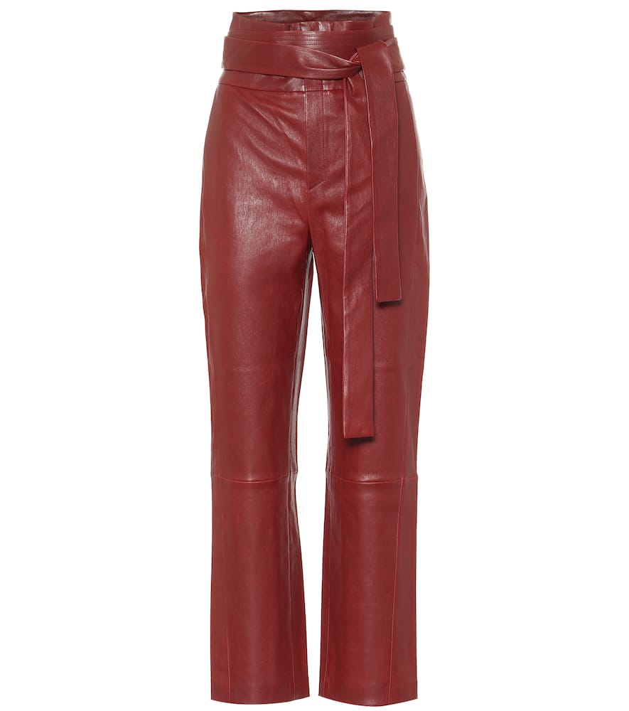 Stouls Katousha high-rise leather pants