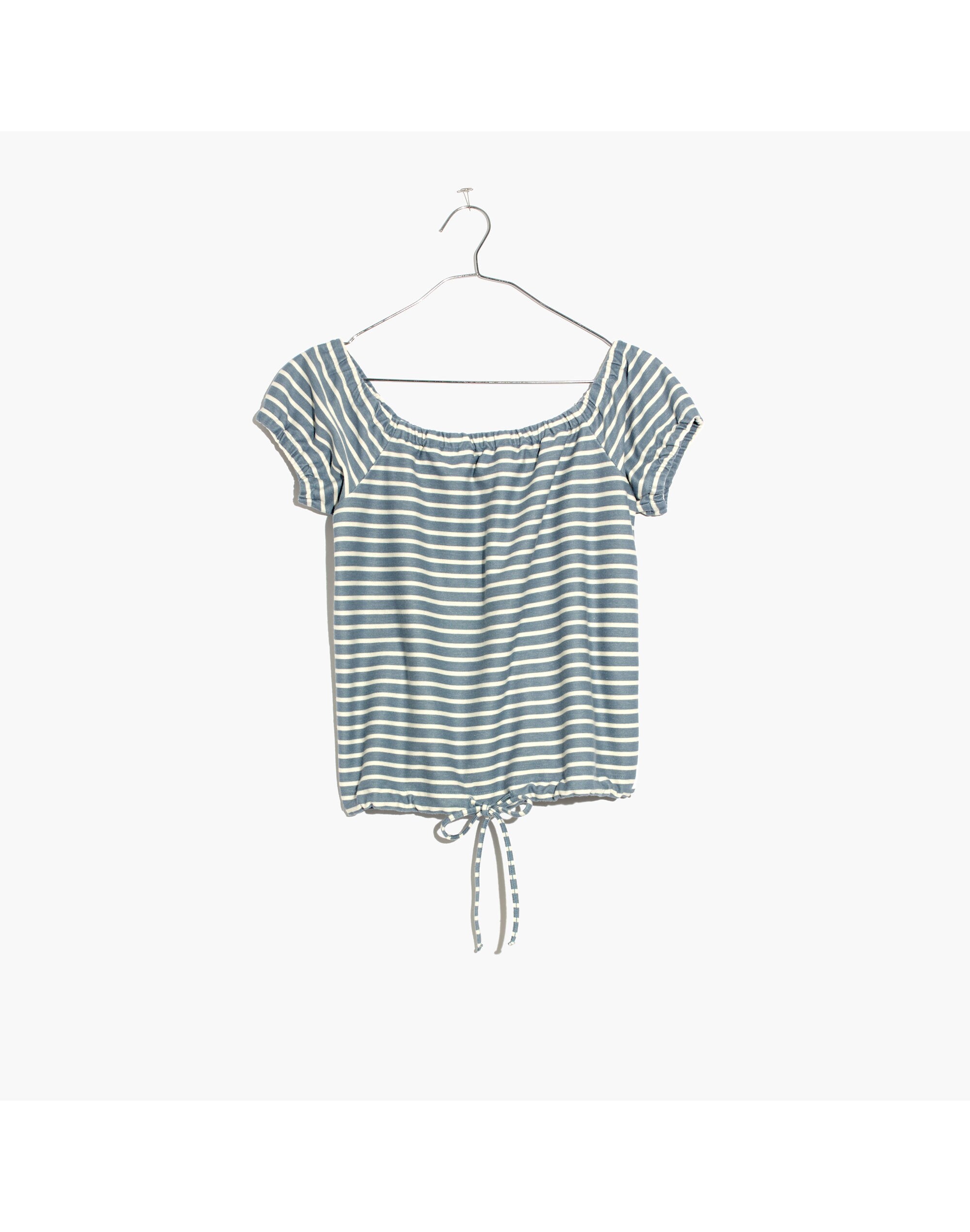 Striped Melody Off-the-Shoulder Top