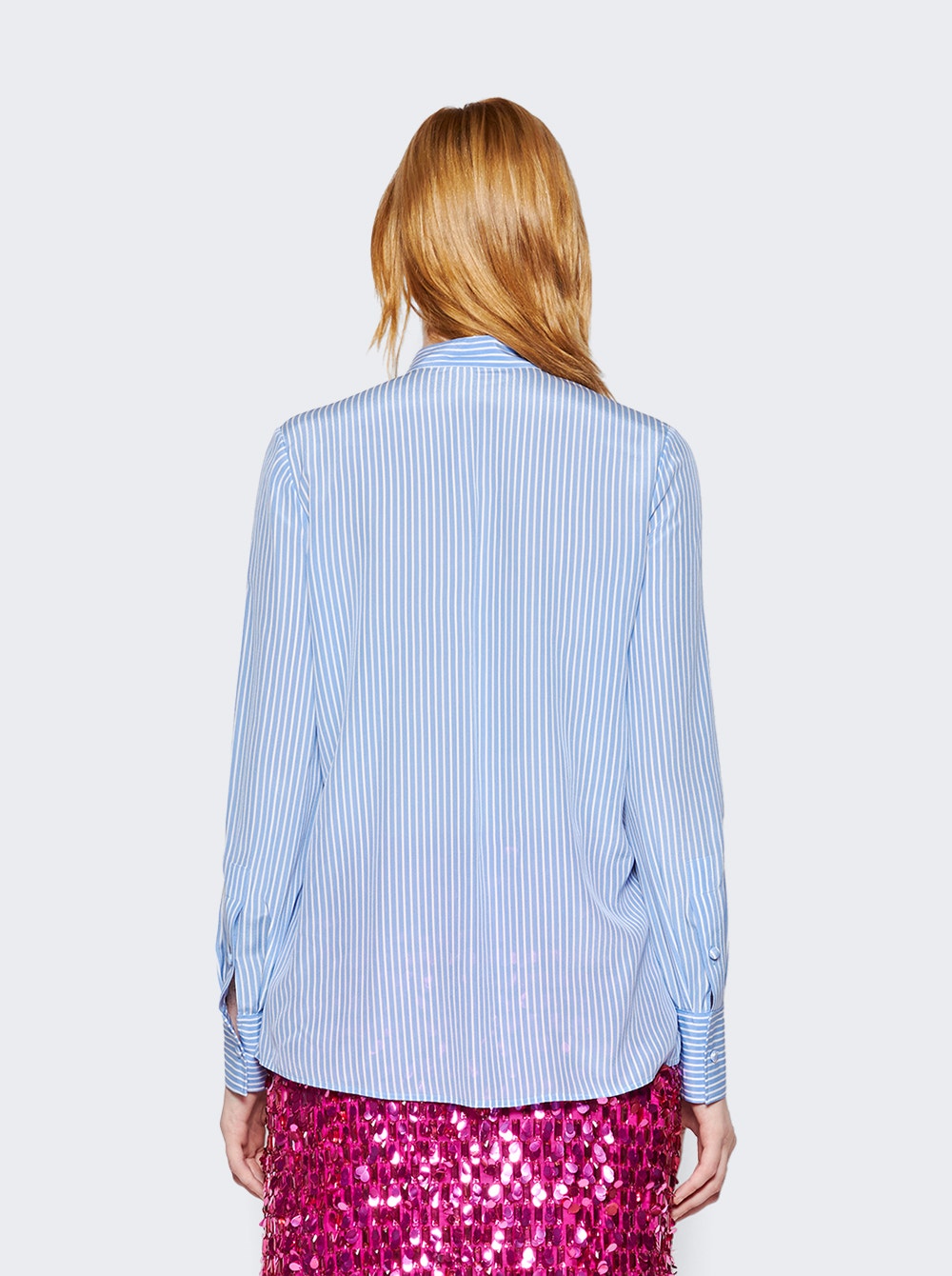 Striped Silk Shirt