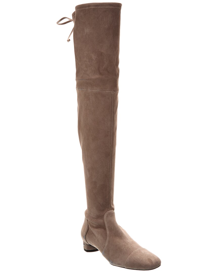 Stuart Weitzman Bridget City Suede Over-The-Knee Boot