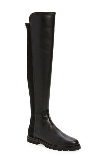 Stuart Weitzman City Stitch Over-the-Knee Boot in Black at Nordstrom Rack, Size 4