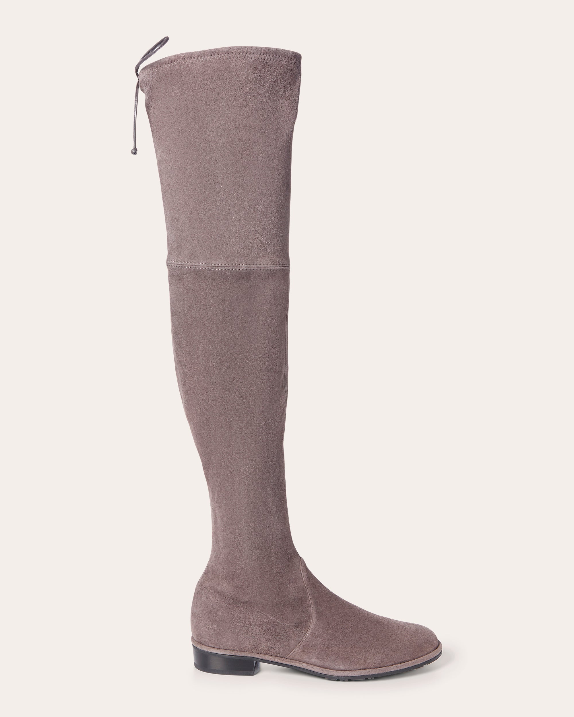 Stuart Weitzman Women's Lowland Stretch-Suede Over-the-Knee Boot in Londra Suede/Leather/Rubber