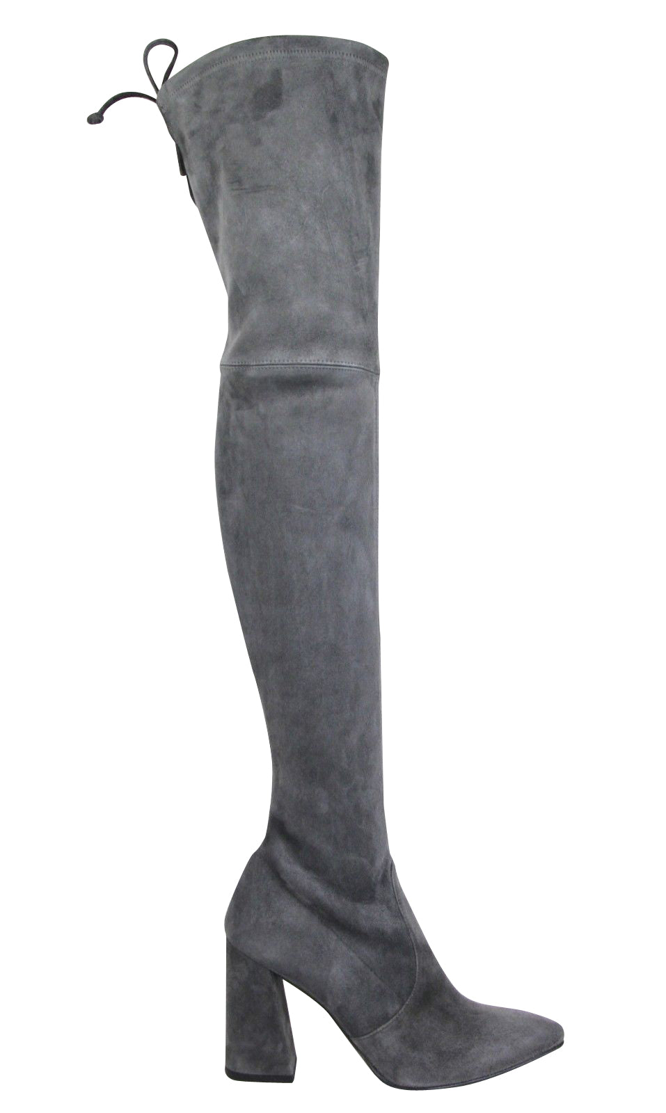 Stuart Weitzman Women's Suede Highstreet Chunky-Heel Over-The-Knee Boot