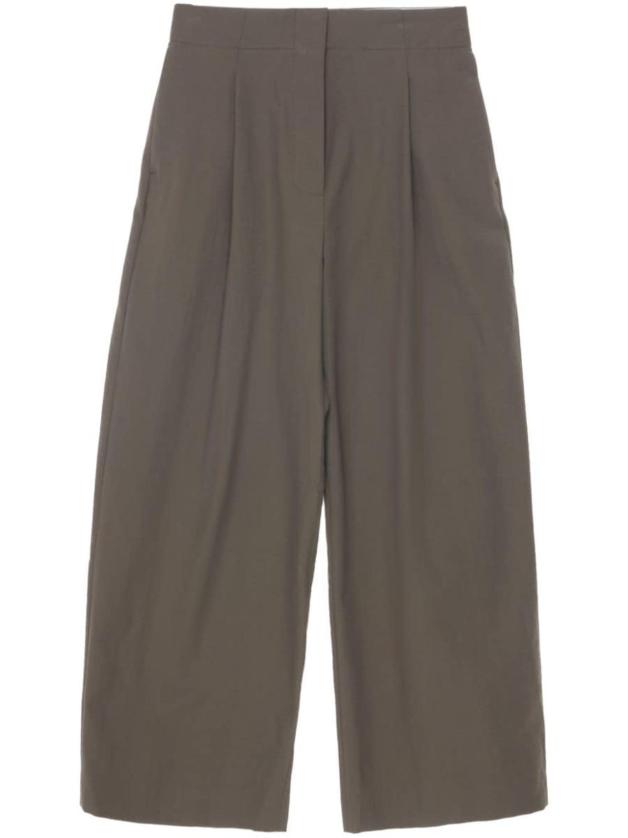 Studio Nicholson Wide Leg Cropped Trousers