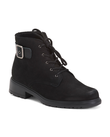 Suede Bradley Lace Up Boots for Women