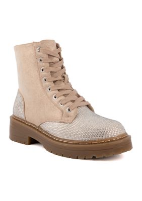 Sugar Embellished Kaedy Combat Boots, 6M