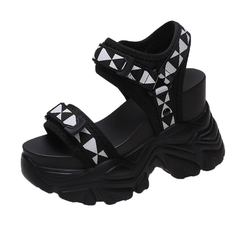 Summer Super High Platform Sandals for Ladies / Women Wedges Thick Bottom Casual Shoes