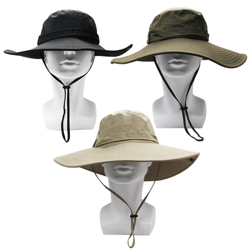 Sunscreen Hat Outdoor in Summer Floppy Wide Brim Bucket Waterproof Hat for Hiking Fishing Packable Wide Brim Sun Protect