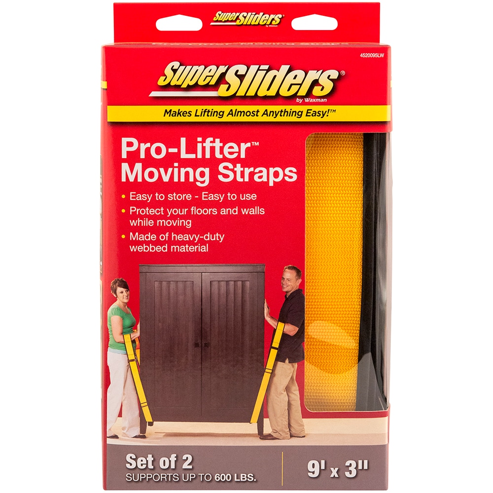 Super Sliders 108-in Nylon Moving Straps in Yellow | 4520095LW