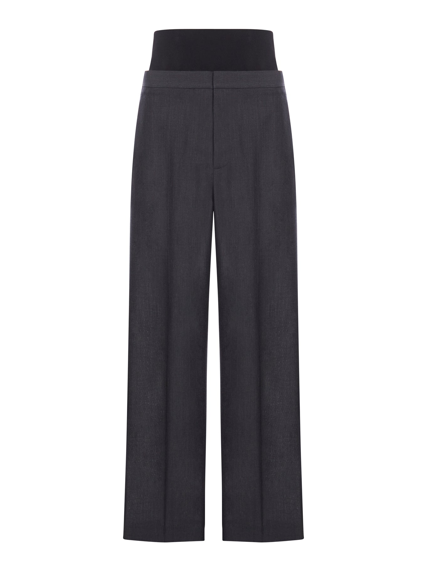 TAILORED TROUSERS WITH KNIT BAND - Alaia - Woman