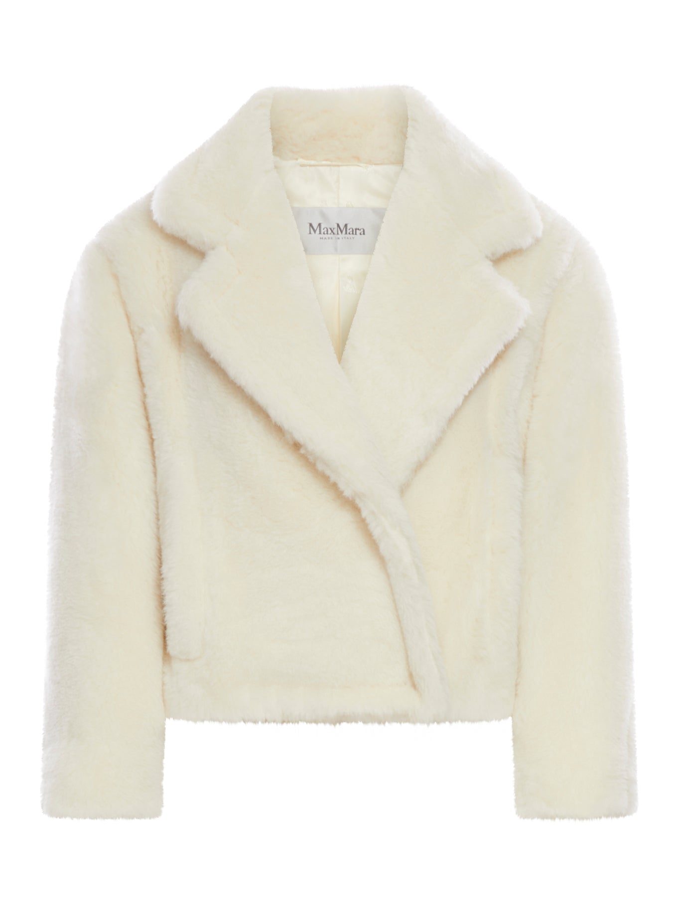 TEDDY BEAR ICON CROP COAT IN WOOL AND ALPACA - Max Mara - Woman